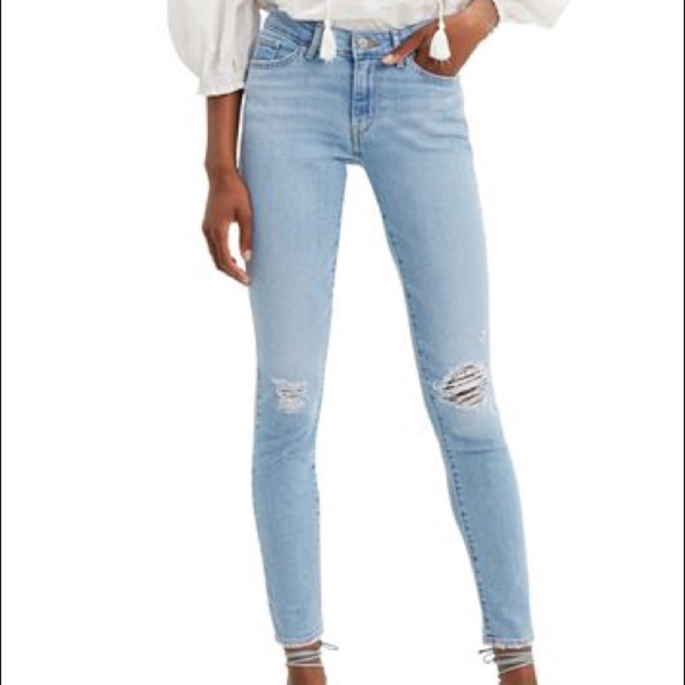 Levis 711 super skinny jeans